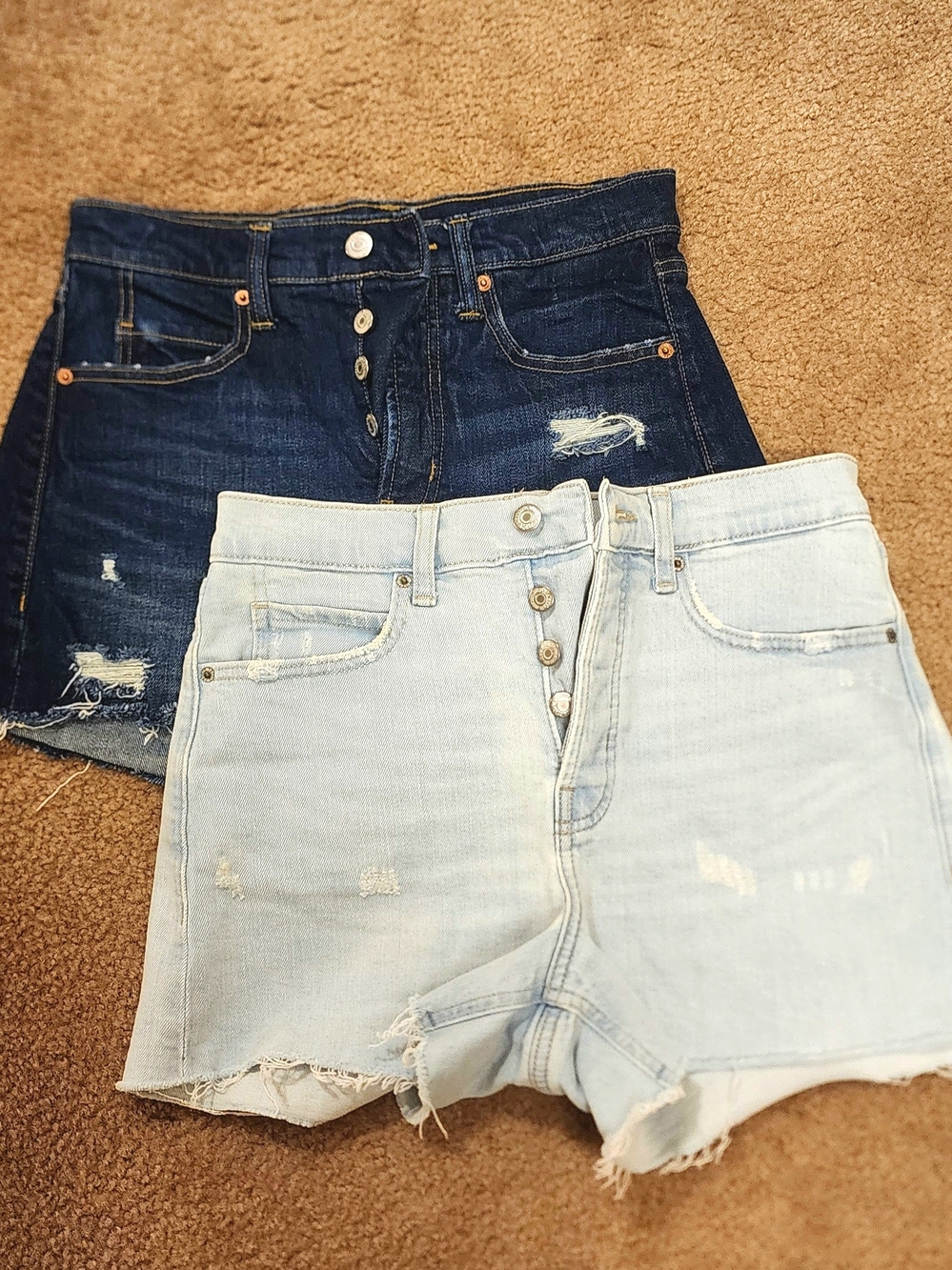 Old Navy Sky-High A-Line Denim Shorts Size 4